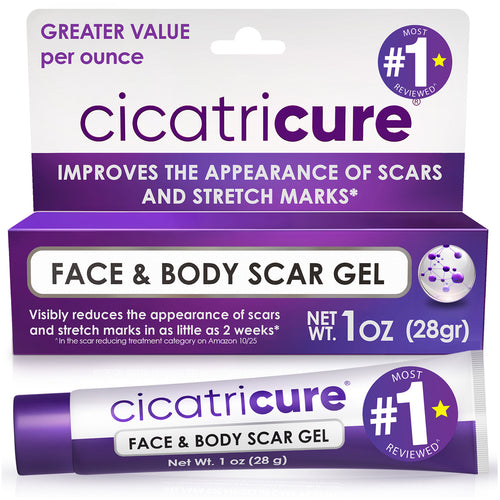 Cicatricure Advanced Scar Gel for Face & Body, 1 oz (28g)