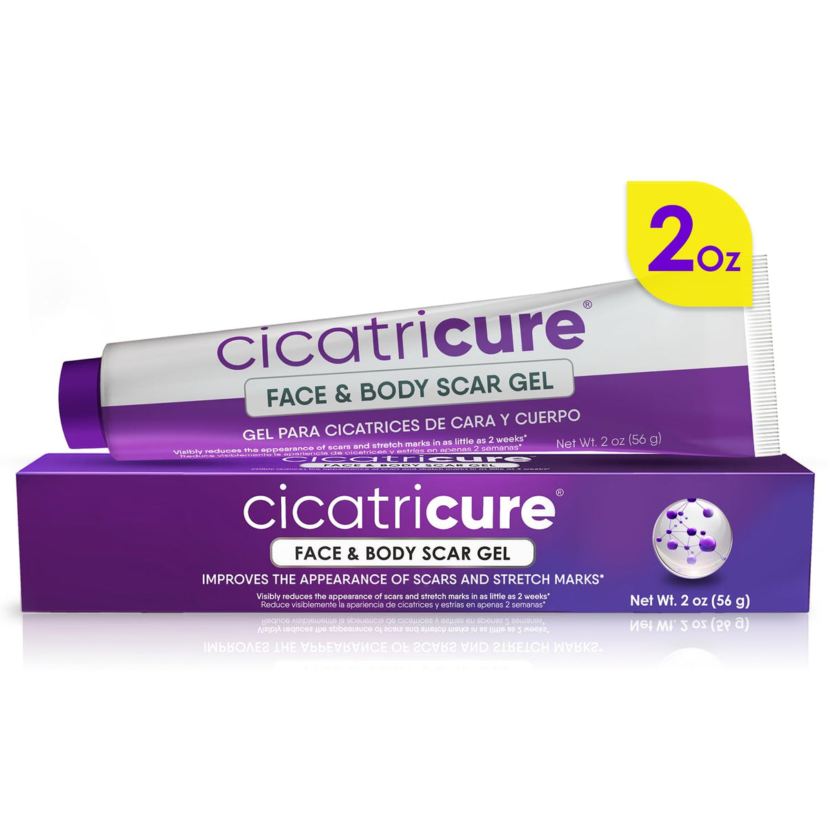 Cicatricure Advanced Scar Gel for Face & Body, 2 oz (56g)