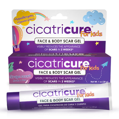 Cicatricure Advanced Scar Gel for Kids, Grape Scent, 1 oz