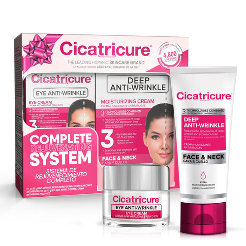 Cicatricure 2 Pack Gift Set Face & Eye Rejuvenating System - Antiwrinkle Creams