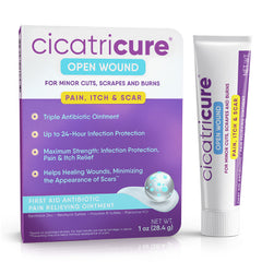 Cicatricure Triple Antibiotic Ointment with Pain Relief, 1 oz